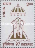 [INDEPEX '97 International Stamp Exhibition, New Delhi, type AYM]