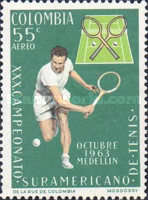 [Airmail - The 30th South American Tennis Championships, Medellin, type ADI]