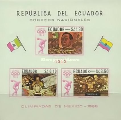 [Airmail - Olympic Games - Mexico, type ]