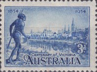 [The 100th Anniversary of the Colonization of Victoria, type Q2]
