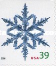 [Holiday Snowflakes - Self-Adhesive - Denomination Higher than the "2006" Inscription, type FAB1]
