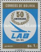 [Airmail Stamps - The 50th Anniversary of the Lloyd-Aereo Boliviano, National Airline, type TM]