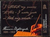 [The 100th Anniversary of the Death of Florence Nightingale, type NV]