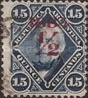 [Number 25 & 27 Overprinted "1884" and Surcharged, type W4]
