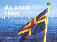 [The 50th Anniversary of the Aaland Flag. Self-Adhesive Stamp, type HT]