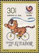 [Olympic Games - Seoul, Korea - Designs showing Hodori the Tiger, type BZD]