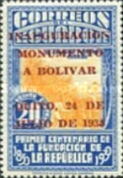 [Unveiling of Bolivar Monument, Quito - Overprinted "INAUGURACION MONUMENTO A BOLIVAR QUITO, 24 DE JULIO DE 1935" or Surcharged also - On 1930 Independence Issue, type IZ]
