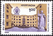 [The 125th Anniversary of St. Xavier's College, Calcutta, type AFJ]