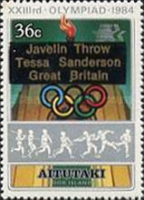 [Olympic Gold Medal Winners - Issues of 1984 Overprinted, type LW2]