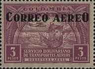 [Airmail - Previous Issues Overprinted "CORREO AEREO", type IC11]