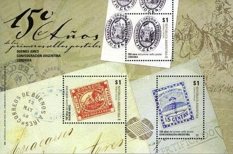 [The 150th Anniversary of the First Postage Stamp, type ]