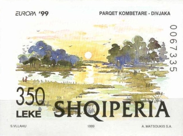 [EUROPA Stamps - Nature Reserves and Parks - Divjaka-Karavasta National Park, type BXH]