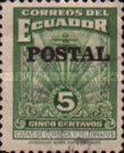 [Overprinted "POSTAL", type YS]