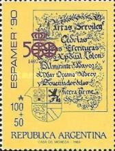 ["Espamer '90" Spain-Latin America Stamp Exhibition, Chronicles of Discovery, type BMZ]