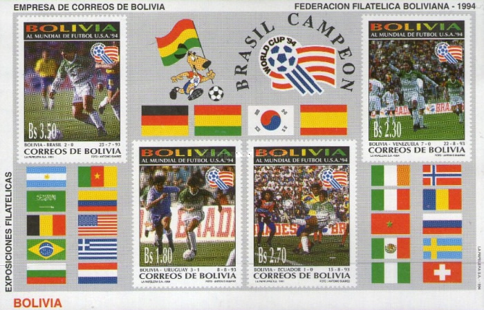 [Overprinted "BRASIL CAMPEON", type AOC2]