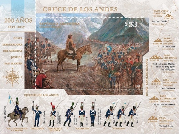 [The 200th Anniversary of the Crossing of the Andes War, type ]