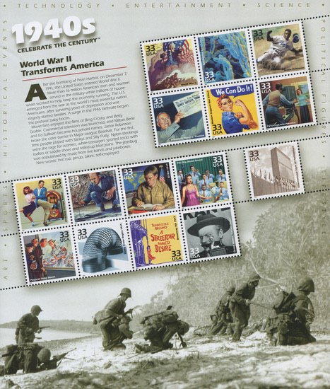 [Celebrate the Century, 1940s - World War II Transforms America, type ]