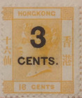 [Queen Victoria - Surcharged, type C1]