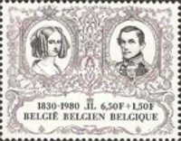 [The 150th Anniversary of Belgium Independence, type BAB]