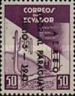 [Airmail - Visits of Presidents of Bolivia, Paraguay and Venezuela to Ecuador - Overprinted "AEREO LOOR AL PARAGUAY JULIO 5 - 1943", type QL]