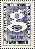[The 18th Anniversary of the International Geographical Congress, Rio de Janeiro, type AFZ]