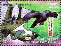 [International Stamp Exhibition INDIPEX 2011, New Delhi - Personalized Stamps, Panchtantra Tales, type BLX1]