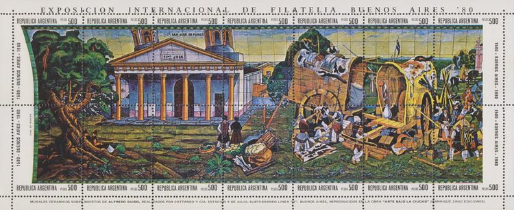 [International Stamp Exhibition "BUENOS AIRES 1980", type ]
