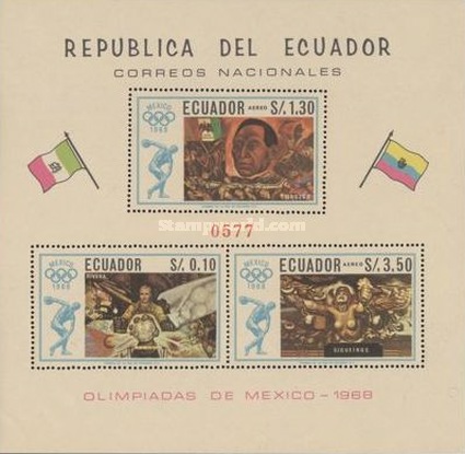 [Airmail - Olympic Games - Mexico, type ]