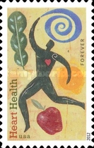 [Heart Health - Self-Adhesive Stamp (45 cents), type FYR]