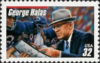 [American Football - Legendary Football Coaches - With Red Bar above Coach's Name, type CVD1]