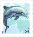 [Marine Life - Dolphin - Self-Adhesive Stamp, type FNU]