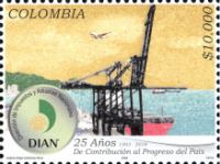 [The 25th Anniversary of DIAN - Directorate of National Taxes and Customs, type CYT]