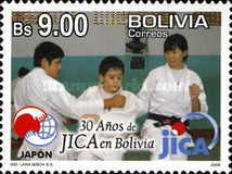[The 30th Anniversary of the Japan International Cooperation Agency in Bolivia, type BMR]