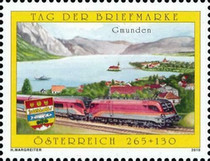 [Stamp Day - Austrian Railways Railjet, type CUX]