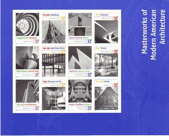 [Masterworks of Modern American Architecture - Self-Adhesive, type ]