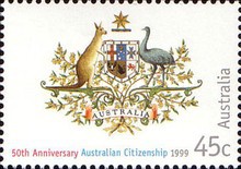 [The 50th Anniversary of Australian Citizenship, type BFD]