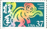 [Chinese New Year - Year of the Monkey - Self-Adhesive, type ELE]