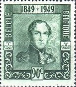 [The 100th Anniversary of the First Belgian Stamp, type OQ]