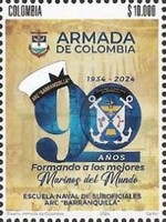 [The 90th Anniversary of the NCO Naval School, Barranquilla, type EFW]