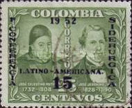 [The 1st Latin-American Congress of Iron Specialists - Previous Issue Surcharged, type SY]