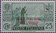 [Italian Stamps in Different Colors Overprinted "ISOLE ITALIANE DELL'EGEO", type U1]