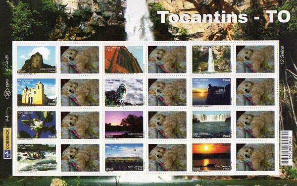 [Views of Tocantins - Personalized Stamps, type ]
