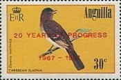 [Bird Issue of 1985 Overprinted "20 YEARS OF PROGRESS", type YE1]