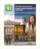 [The 150th Anniversary of TD Bank Financial Group - Self-Adhesive, type CHX]