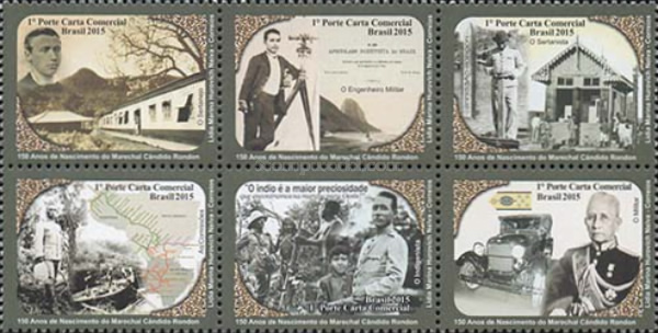 [The 150th Anniversary of th Birth of Marechal Cândido
Mariano da Silva Rondon, 1865-1858, type ]