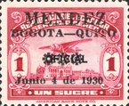 [Airmail - Issues of 1929 Overprinted "MENDEZ BOGOTA-QUITO Junio 4 de 1930", type HT]