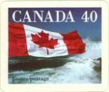 [Canadian Flag - Self-Adhesive, type AQK]