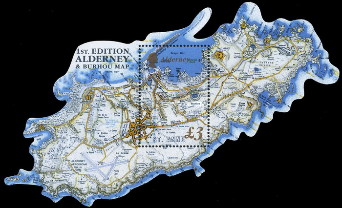 [Alderney and Burhou Map, type ]