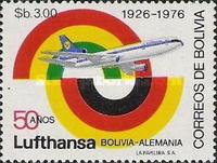 [The 50th Anniversary of the Lufthansa Airline, type UT]