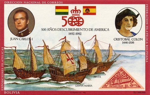 [The 500th Anniversary of the Discovery of America, type ZAU]